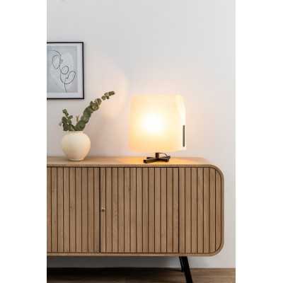 Lampe de table en acier E27 noir KERMEUR