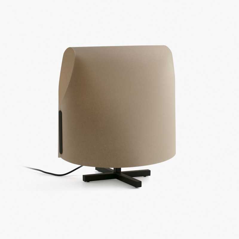 Lampe de table en acier E27 noir VIANGES
