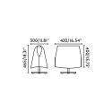 Lampe de table en acier E27 noir VIANGES