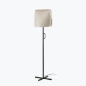 Lampe de sol en acier E27 noir CASTEX