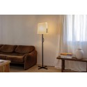 Lampe de sol en acier E27 noir CASTEX