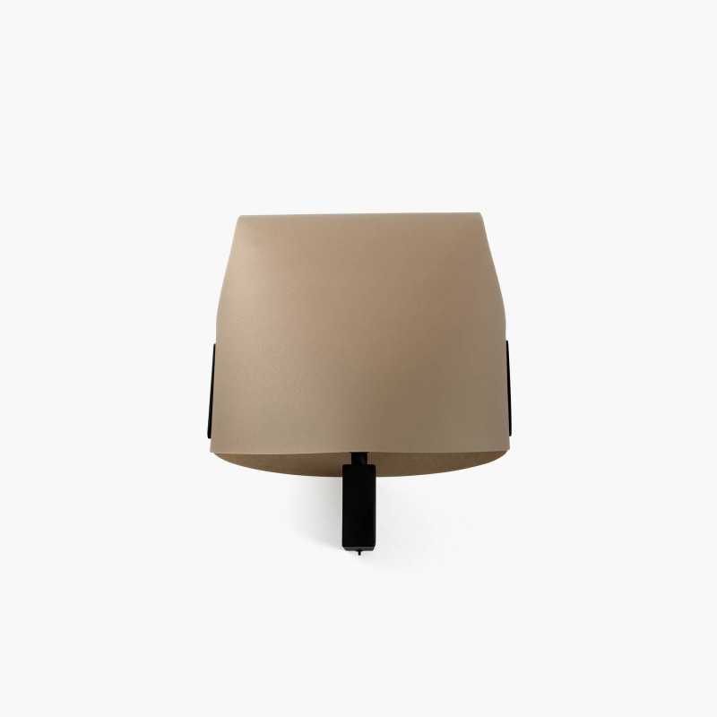 Lampe murale en acier E27 noir SENSEE
