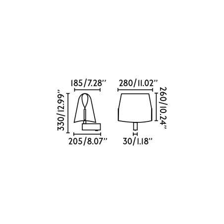 Lampe murale en acier E27 noir SENSEE