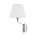Lampe murale en acier E27 chromé brillant CINTRAY