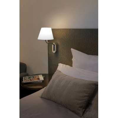 Lampe murale en acier E27 chromé brillant CINTRAY