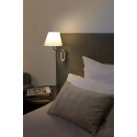 Lampe murale en acier E27 chromé brillant CREAC'H
