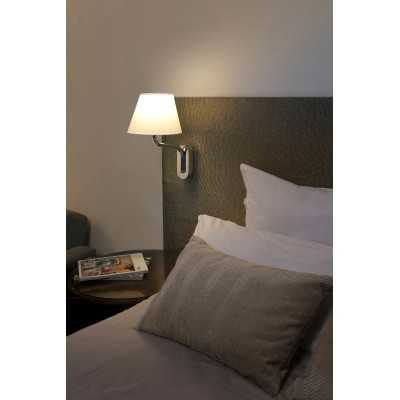 Lampe murale en acier E27 chromé brillant CREAC'H