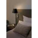 Lampe murale en acier E27 chromé brillant MARSAC