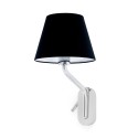 Lampe murale en acier E27 chromé brillant BOISSEY