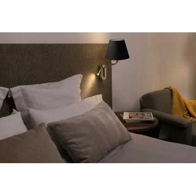 Lampe murale en acier E27 chromé brillant BOISSEY