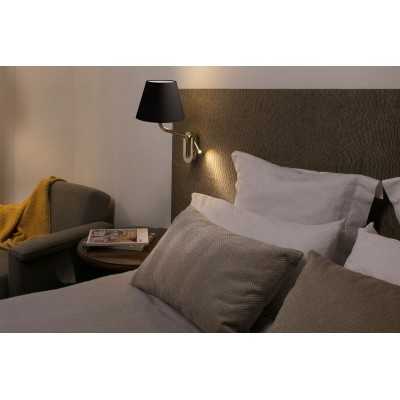 Lampe murale en acier E27 chromé brillant CUBRIAL