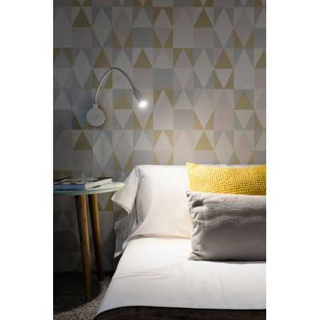 Lampe murale en aluminium LED intégré blanc mat APPRIEU
