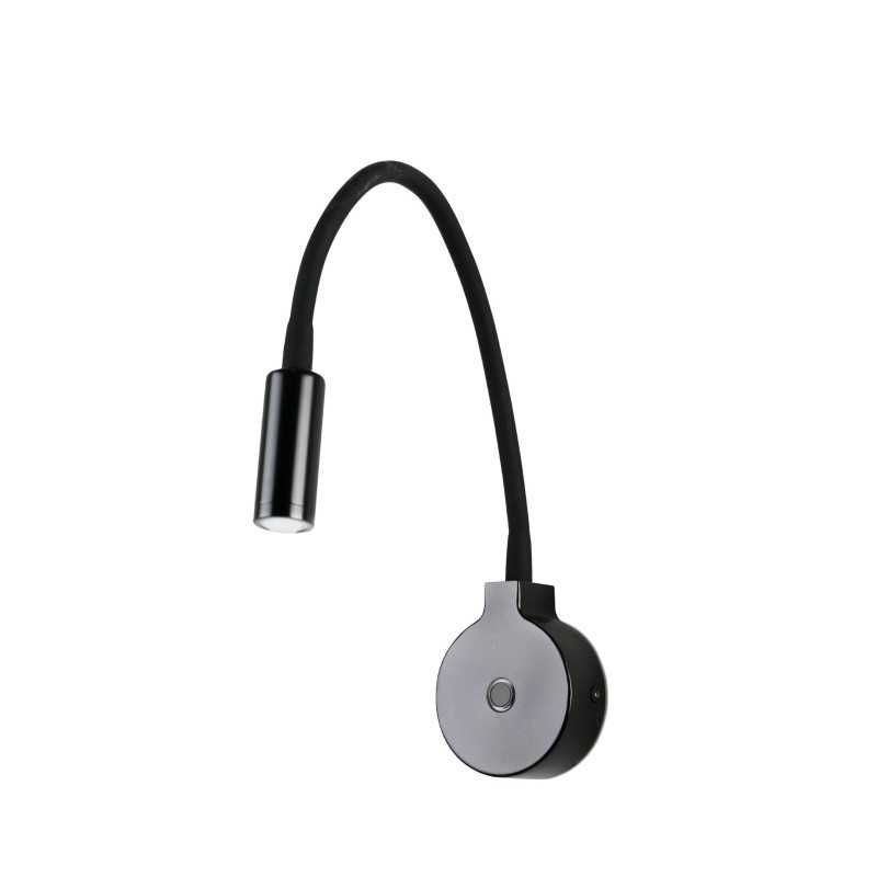 Lampe murale en aluminium LED intégré noir mat MUNHOA