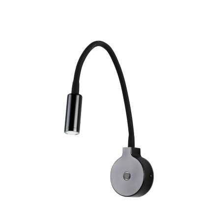 Lampe murale en aluminium LED intégré noir mat MUNHOA