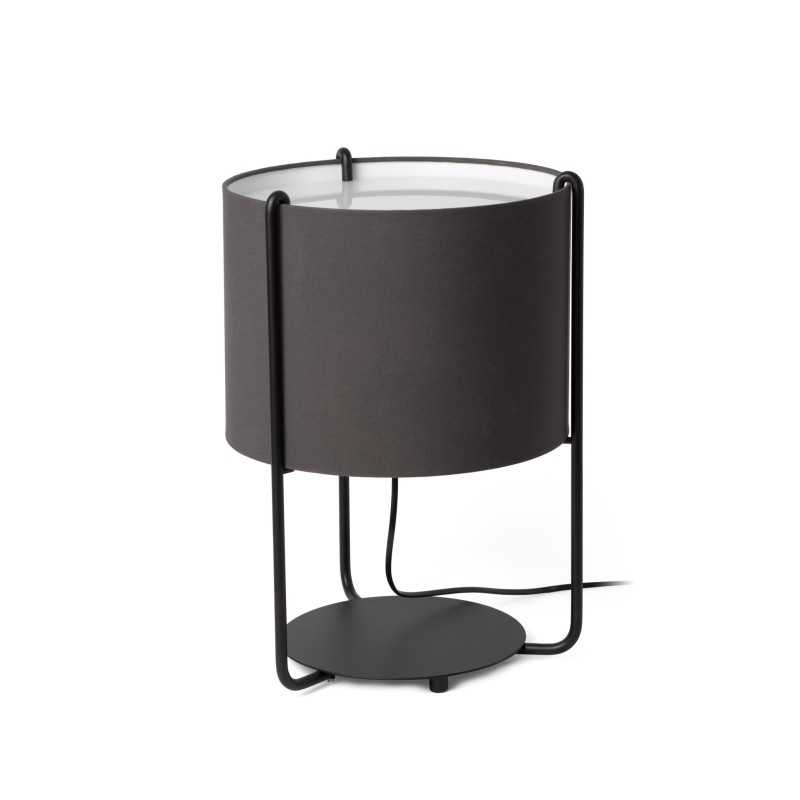 Lampe de table en acier E27 noir mat BOÔLOT