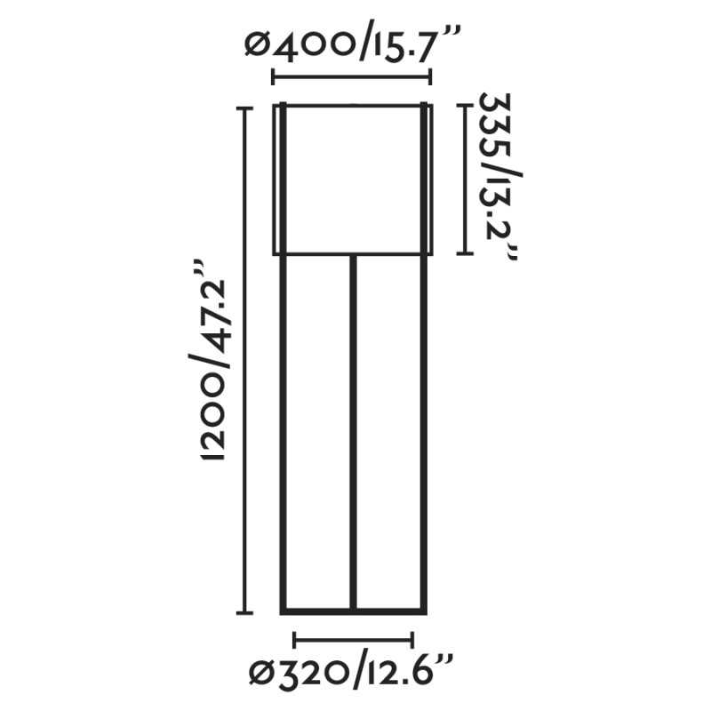 Lampe de sol en acier E27 noir mat LE FAIS