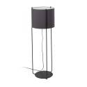 Lampe de sol en acier E27 noir mat ESCURES