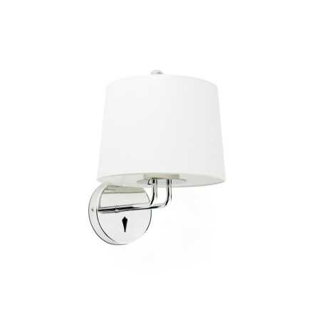 Lampe murale en acier E27 chromé brillant LINCOU