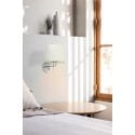 Lampe murale en acier E27 chromé brillant LINCOU