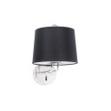 Lampe murale en acier E27 chromé brillant RAPILLY
