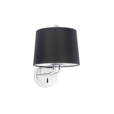 Lampe murale en acier E27 chromé brillant RAPILLY