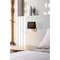 Lampe murale en acier E27 chromé brillant RAPILLY