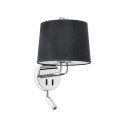 Lampe murale en acier E27 chromé brillant BRENAS