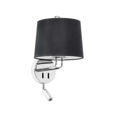 Lampe murale en acier E27 chromé brillant BRENAS