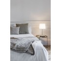 Lampe de table en acier E27 blanc mat BAGNARD