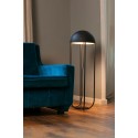 Lampe de sol en acier LED intégré noir mat LASSIAS