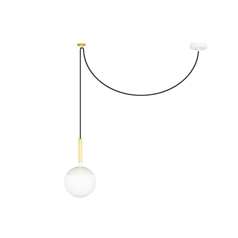 Lampe de plafond en aluminium E27 blanc mat GIBRET