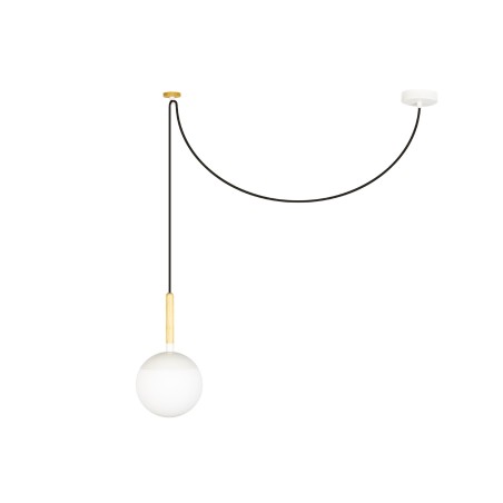 Lampe de plafond en aluminium E27 blanc mat GIBRET