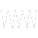 Lampe de plafond en aluminium E27 blanc mat PATTON