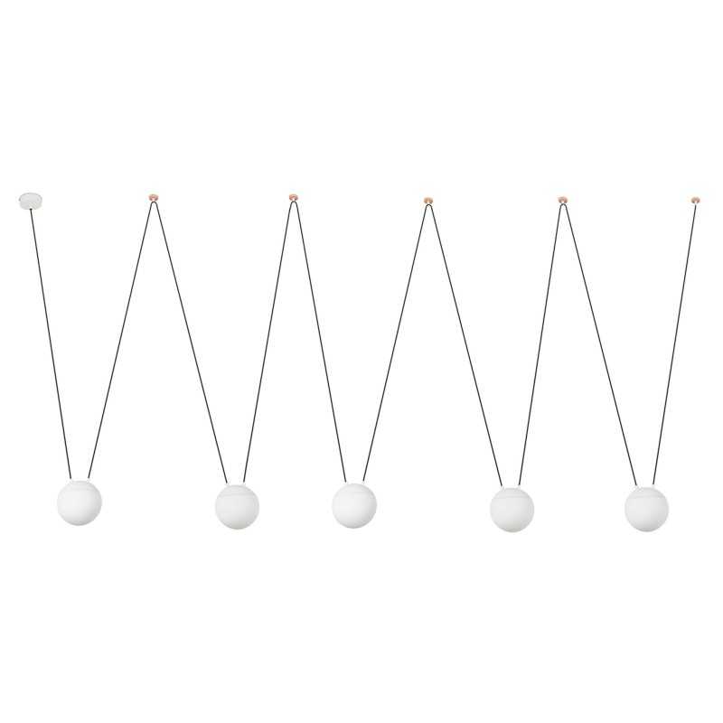 Lampe de plafond en aluminium E27 blanc mat PATTON