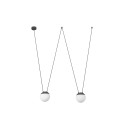 Lampe de plafond en aluminium E27 gris LE CROS