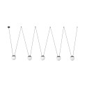 Lampe de plafond en aluminium E27 gris TALLER