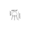 Lampe de table en aluminium E27 blanc mat DOMANCY