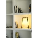 Lampe de table en acier E27 noir mat THIANT
