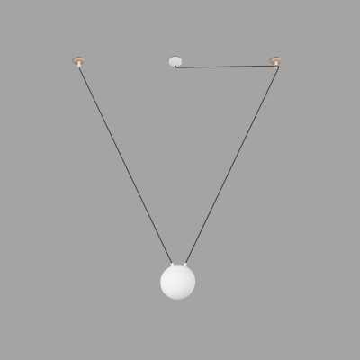 Lampe de plafond en aluminium E27 blanc mat BONNES