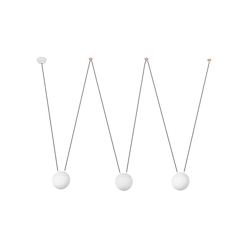 Lampe de plafond en aluminium E27 blanc mat LAGRAND