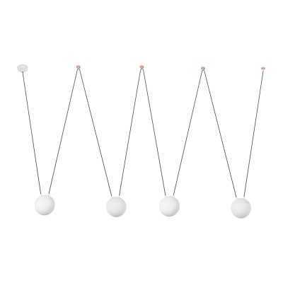 Lampe de plafond en aluminium E27 blanc mat PLEMET