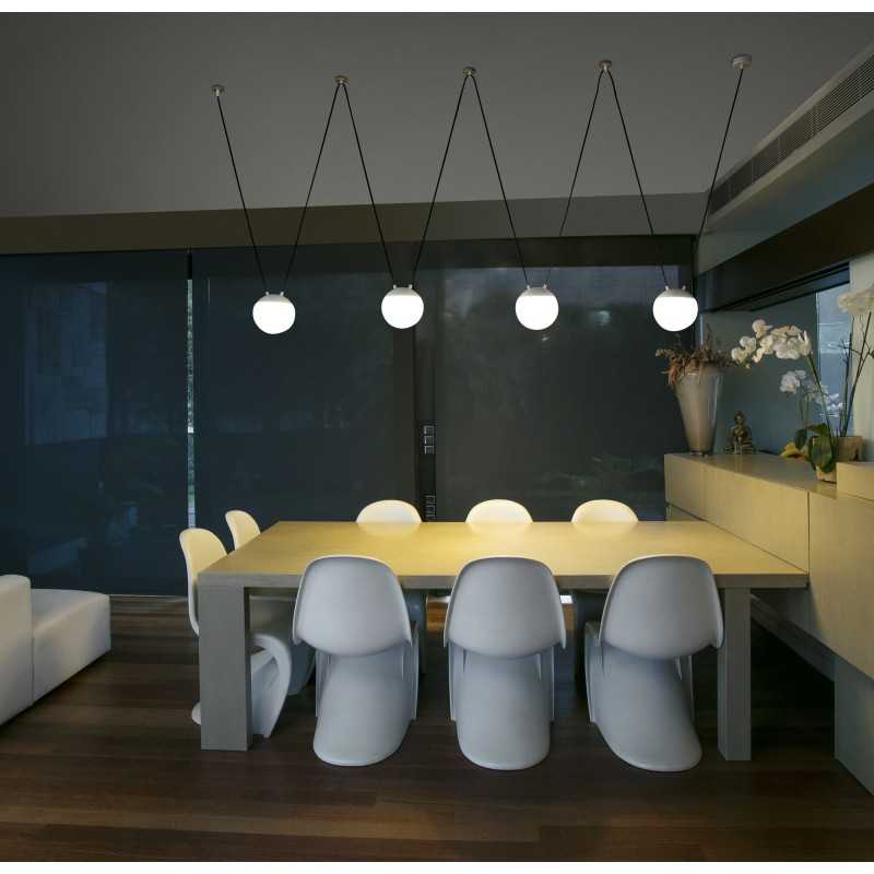 Lampe de plafond en aluminium E27 blanc mat PLEMET