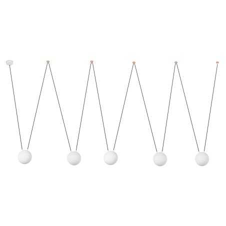 Lampe de plafond en aluminium E27 blanc mat HELOUP