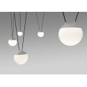 Lampe de plafond en aluminium E27 blanc mat HELOUP