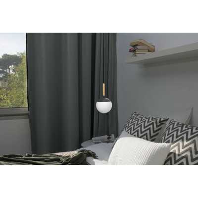 Lampe de plafond en aluminium E27 gris TREINS