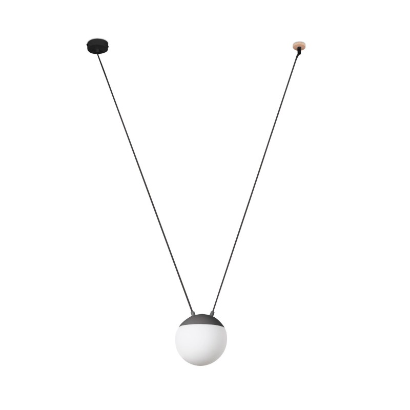 Lampe de plafond en aluminium E27 gris LARNAUD