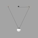 Lampe de plafond en aluminium E27 gris LARNAUD