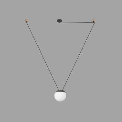 Lampe de plafond en aluminium E27 gris LARNAUD