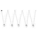 Lampe plafond en aluminium E27 gris CHERÊT
