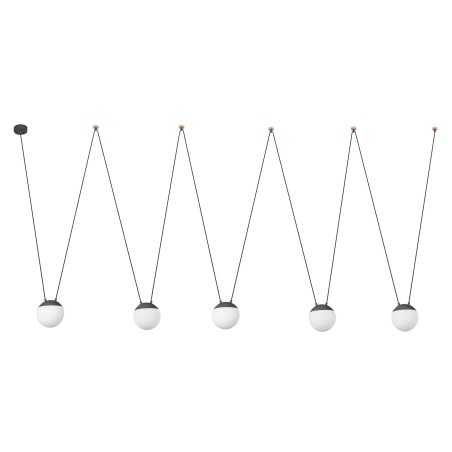 Lampe plafond en aluminium E27 gris CHERÊT
